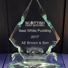 Best White Pudding 2017 - AE Brown Turriff
