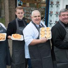 Award winning pies from Ross Neilson Butchers, Balornock, Glasgow