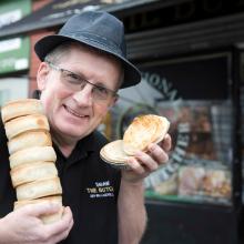 Gold award winning Scotch Pies from Donny Shaw at Shaw the Butchers, Glasgow