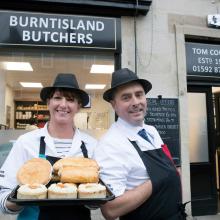 Gold award winning Sausage Rolls from Tom Courts at Burntisland Butchers