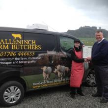 Erin Conroy at Falleninch Farm Butchers