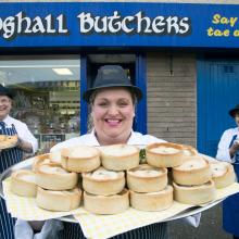Mariesha, Paul & Christine Boyle celebrate yet another Gold award for their Scotch Pies 