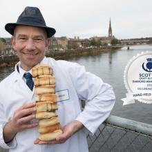 Beaton Lindsay, DG Lindsay & Son, Perth winner of the Diamond Award for the best butcher's hand held steak pie in Scotland 2018