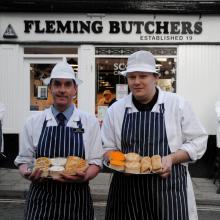 Flemings of Arbroath with their award winning pies