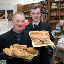 Award winning pies & Sausage Rolls from James Pringle, Hawick
